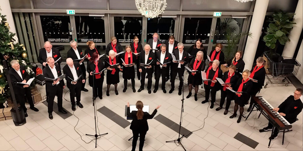 Julekoncert i Shoppen med Aalborg Koncertkor